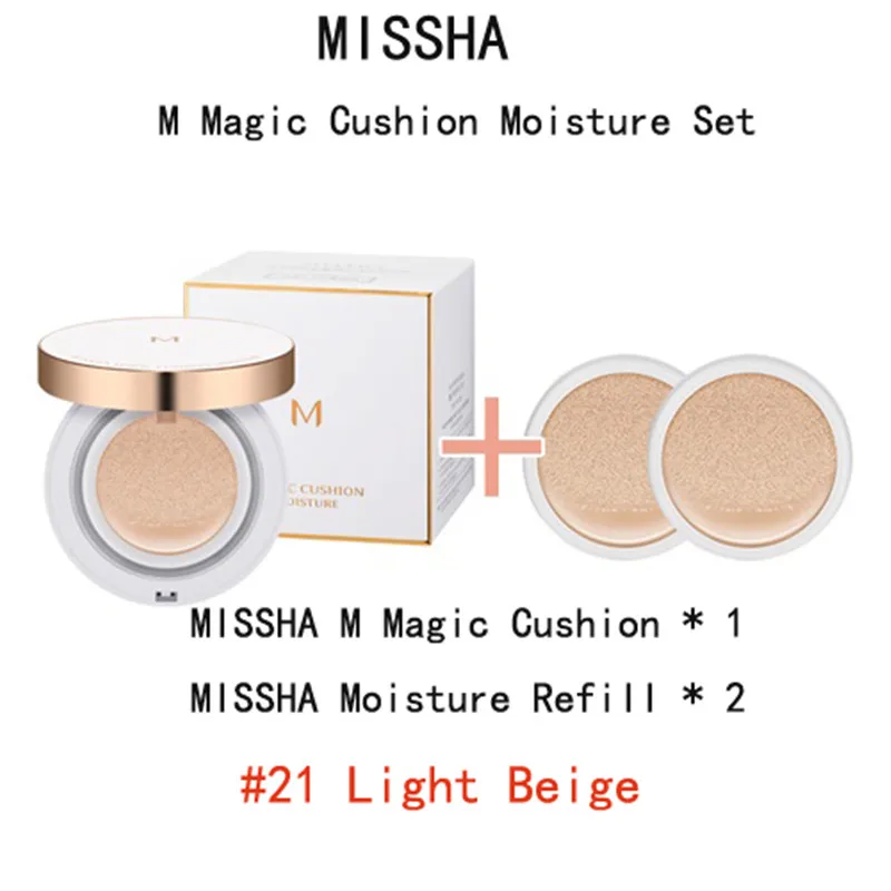 MISSHA M Magic Cushion Moisture #21 #23 Whitening CC Cream bb cream cc cream Perfect Air BB Foundation Concealer Korea Cosmetics