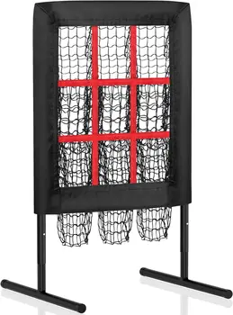 Nine-Grid Baseball Pitching Net 1