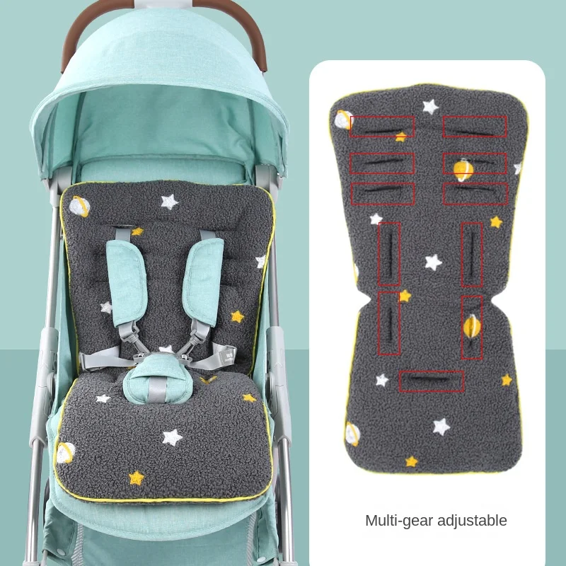 Hiver Chaud Bébé Poussette Tapis Nouveau-nés Couche Pad Coussin Poussette  Poussette Mou Matelas Poussette Accessoires