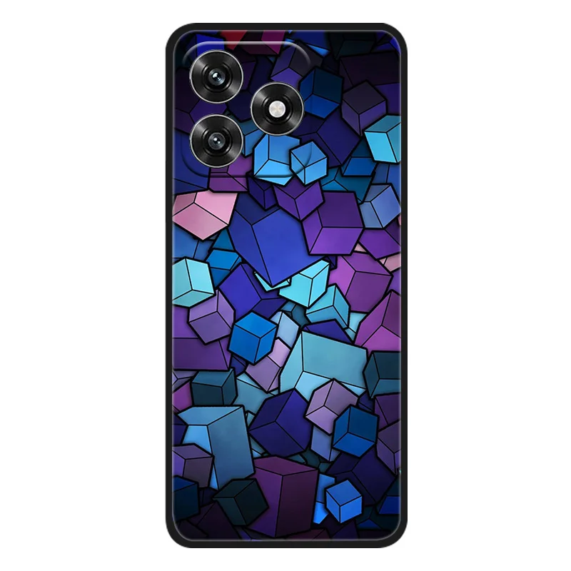 Premium Silicone Soft TPU Back Cover with Camera Protection Bumper