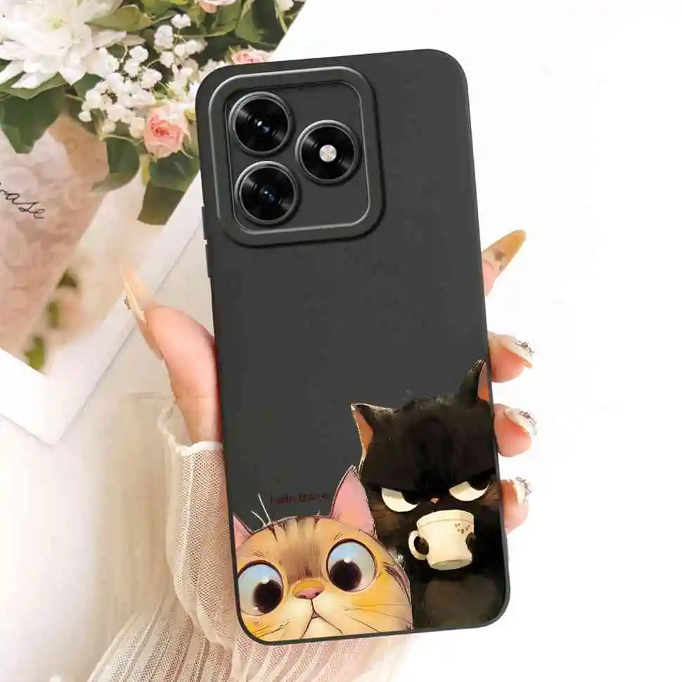 Cute Rabbit Cartoon Silicone Phone Case, Soft Protective Cover