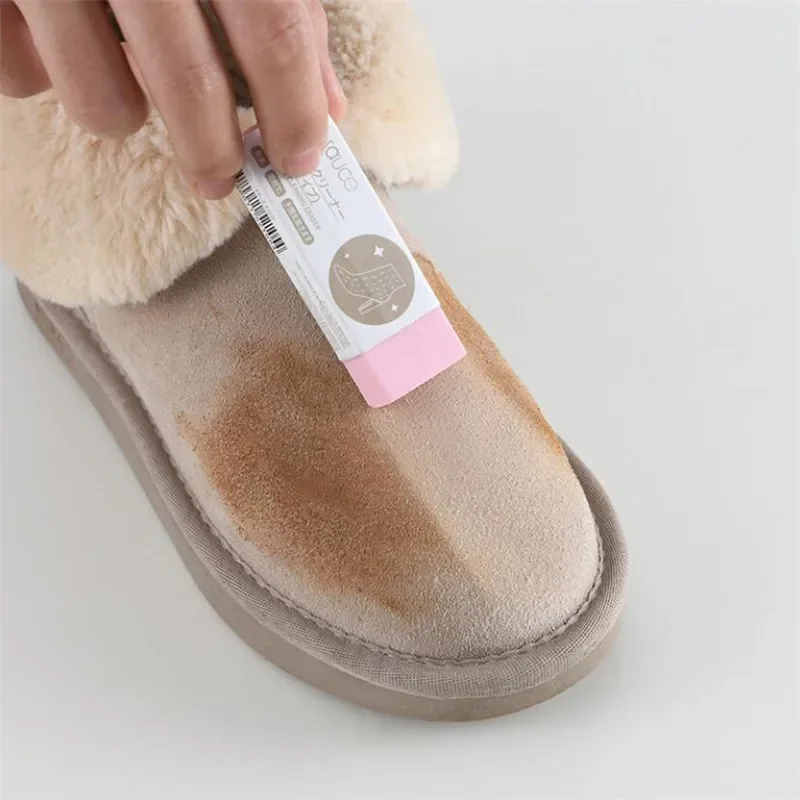 Japan Cleaning Eraser Suede Sheepskin Matte Leather Fabric Care Shoes Care Leather Cleaner Sneakers Care Cleaner Brush 4
