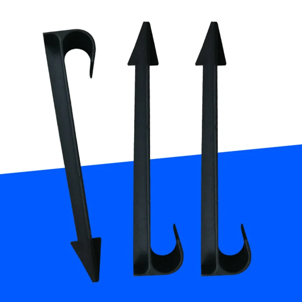 Garden Staples 50pcs 16/20mm Hose Anchors Fixed Stakes Gardening Tools for PE Tubing Holder Pipe for Lawn Greenhouse Tent Flower Pot