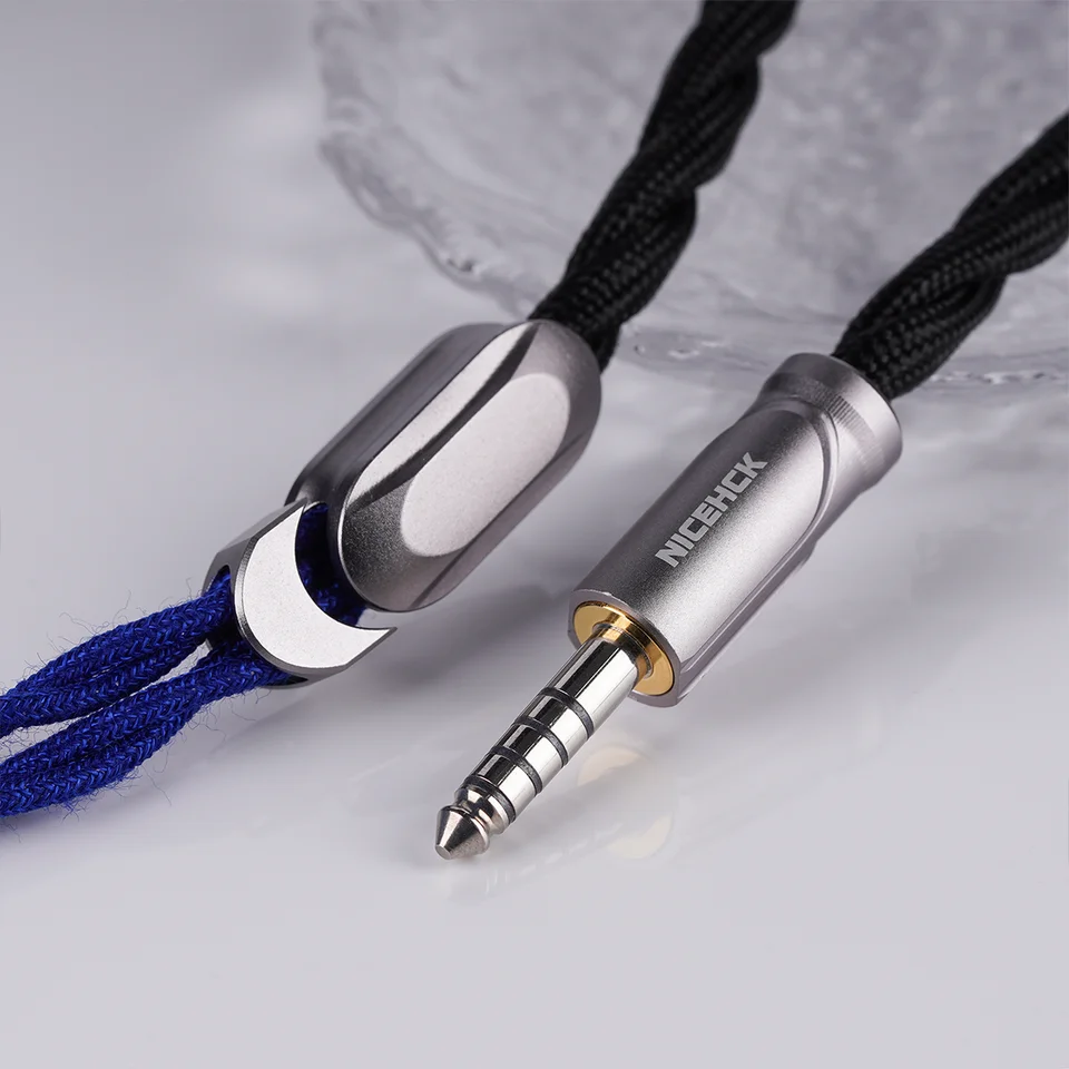 NICEHCK DragonScale 2 LTD HiFi IEM Earphone Cable Silver-palladium