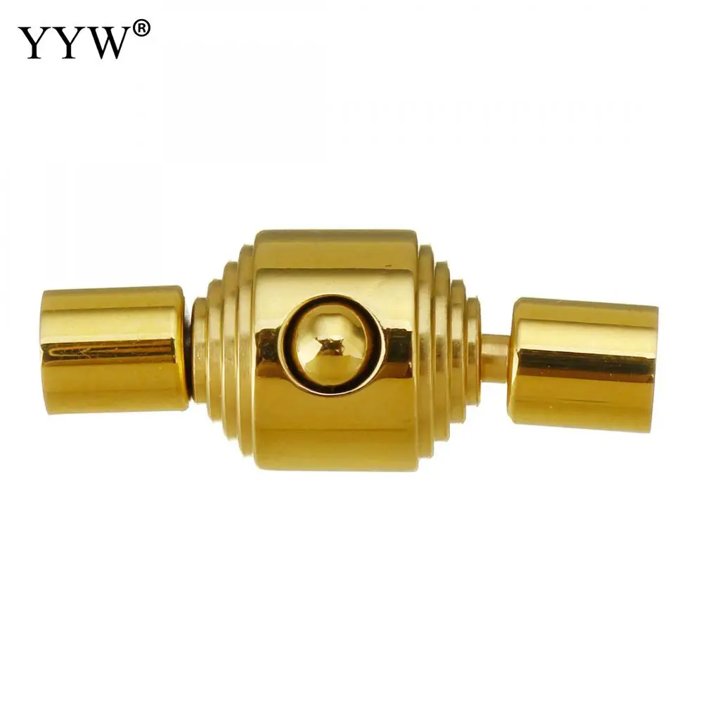 5Pcs High Quality Stainless Steel Strong Magnetic Clasps Magnet End Clasp Connectors for Jewelry Making DIY Bracelet Necklace
