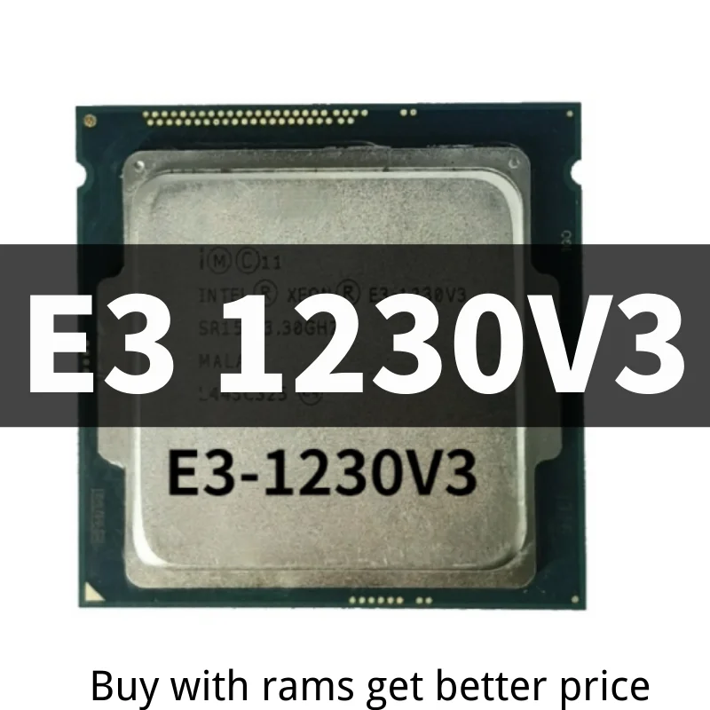 Xeon E3-1230 V3 E3 1230 1230V3 3.3 GHz Quad-Core CPU Processor 8M 80W LGA 1150 |