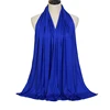 Écharpe Hijab en Jersey de coton Modal de qualité supérieure, châle musulman Long, Turban doux uni, bandeau pour femmes, bandeau africain 170x60cm