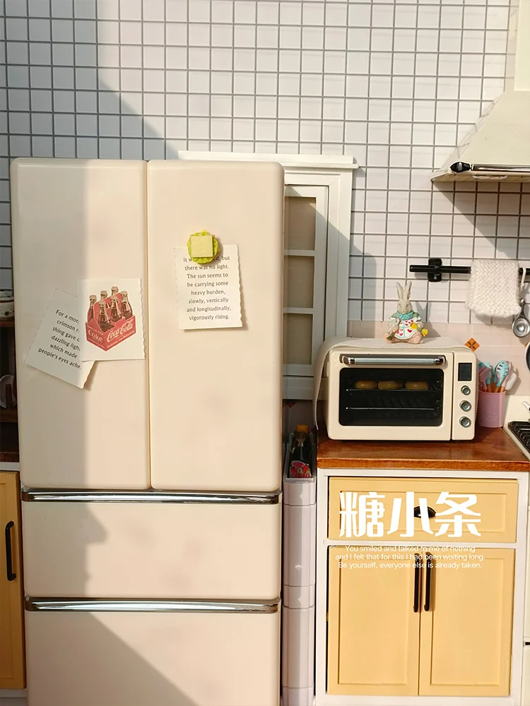 1/6 Doll House Model Furniture Accessories Alloy ABS Electric Oven