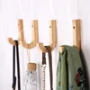 Wood Clothes Hanger Wall Mounted Coat Racks Storage Hook Key Holder Hat Scarf Handbag Hanger Organizer Home and Decoration Hooks 5