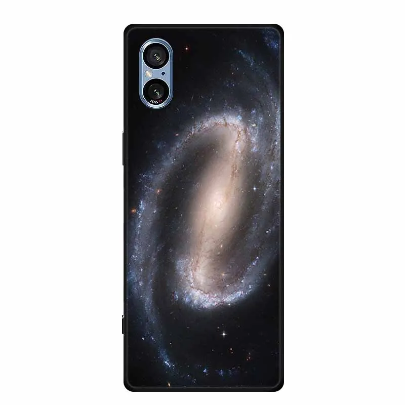 Stylish Black Silicone Soft Phone Case with Fashion Pictures