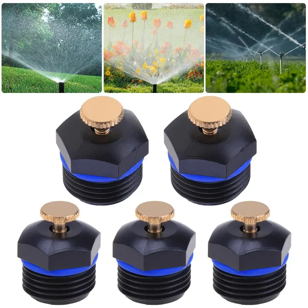 10-50pcs 1/2 inch DN15 Thread Garden Sprinklers Plastic Lawn Watering Sprinkler Head Irrigation Agriculture Sprayers Nozzles Kit