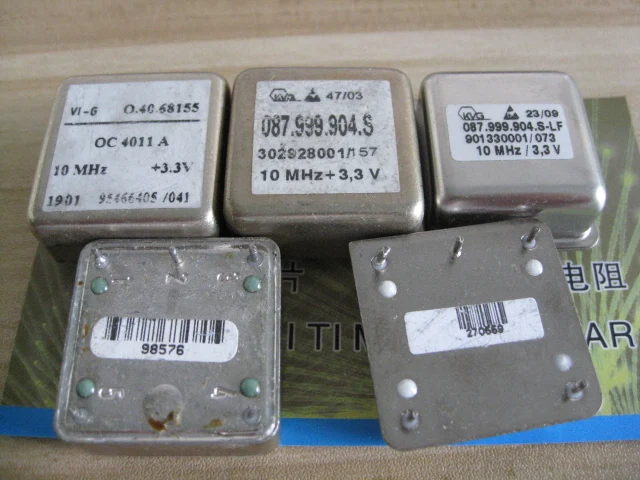 

Disassembly Parts KVG 087.999.904 10MHZ Voltage Controlled OCXO 3.3V Square Wave OCXO