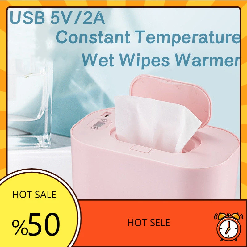 Baby Wet Wipes Warmer Heater Box USB Wet Towel Dispenser Napkin Heating