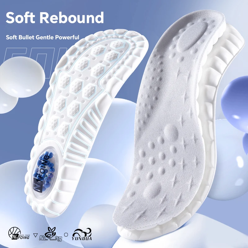 Hohe Elastizität Latex Sport Einlegesohlen Weiche Schuh Pads Arch Support Orthesen Einlegesohlen Atmungsaktive Deodorant Stoßdämpfung Kissen – Detail 3