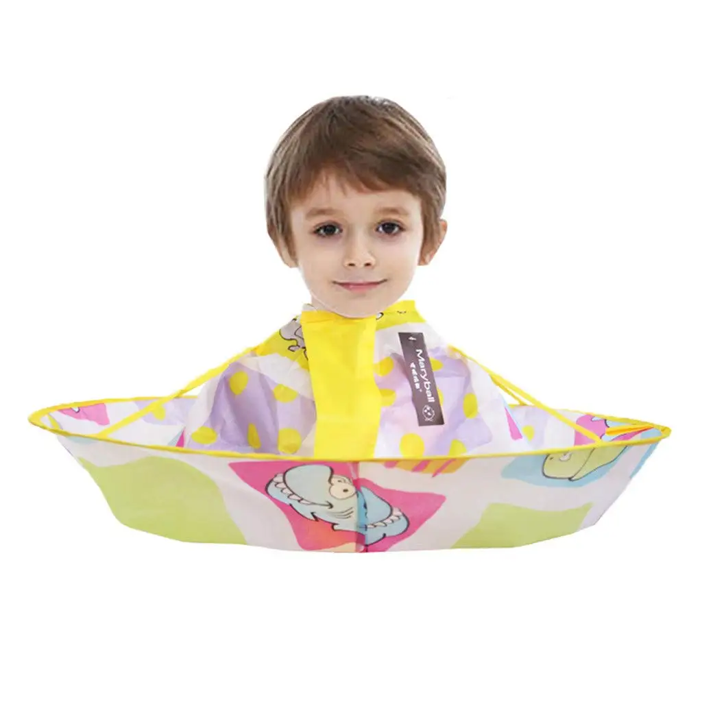 Hair Cutting Cloak Umbrella Cape Salon Waterproof Child Home Barber Hairdressing for Child Hairstylist Design Gown Children Kids