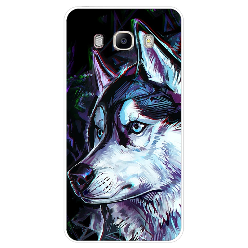 FOR Samsung Galaxy J7 2016 phone back Case J710 J710F Cover FOR Samsung J7 2016 Cases shell silicon back cover flower fruit rose - Image 8