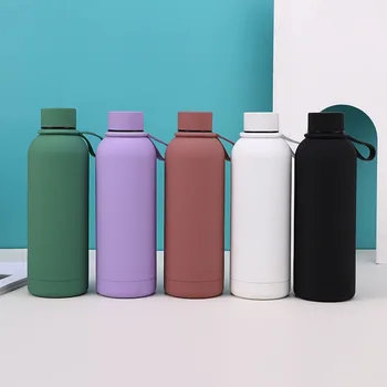 Portable Large Vacuum Flask Stainless Steel Thermos Bottle Outdoor Sports Water Bottle Big Belly Cup Drink Bottle Travel Mug