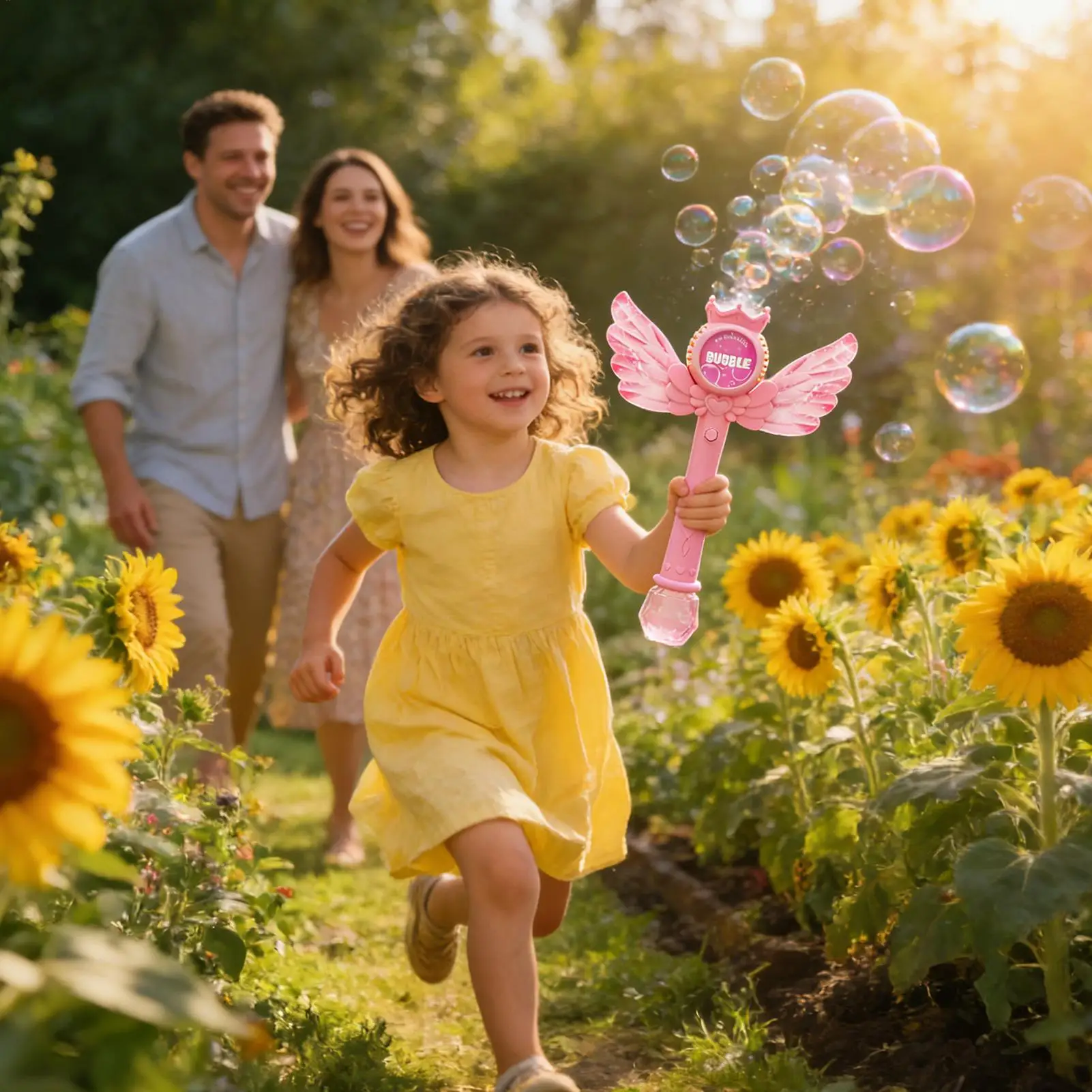 버블 메이커 완드 뮤지컬 코스프레 소품 몽환적인 LED 조명 버블 머신 소년 ..