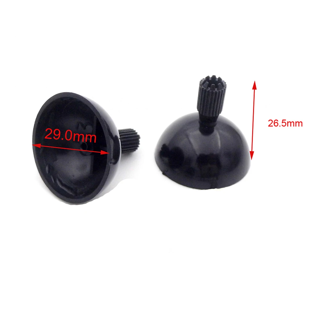 Joysticks pour télécommande RC présentés en angle, avec les potentiomètres et les ressorts apparents.