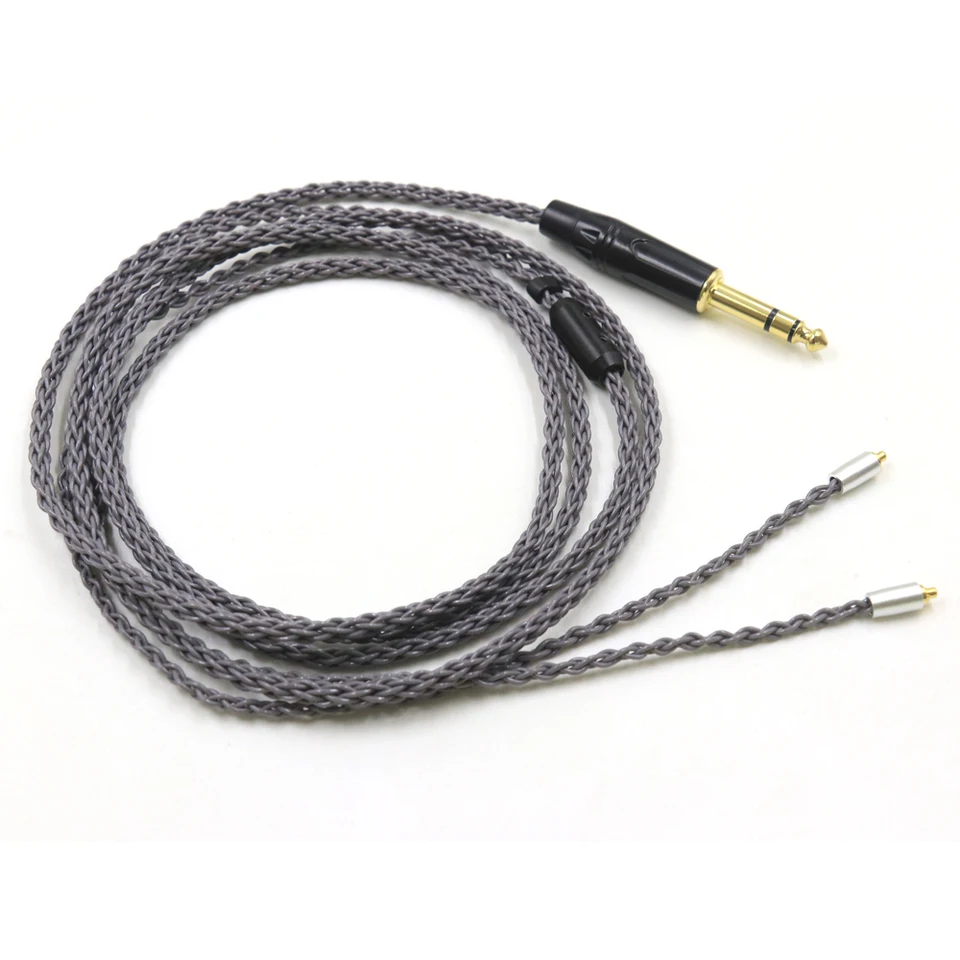 Headphone Upgrade Cable XLR 6.35mm Balanced 8 Core 99% 7N OCC For