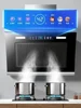 Dual-Motor Range Hood - High Suction for Household & Rental Room Kitchen Drainage kitchen ventilation hood 3