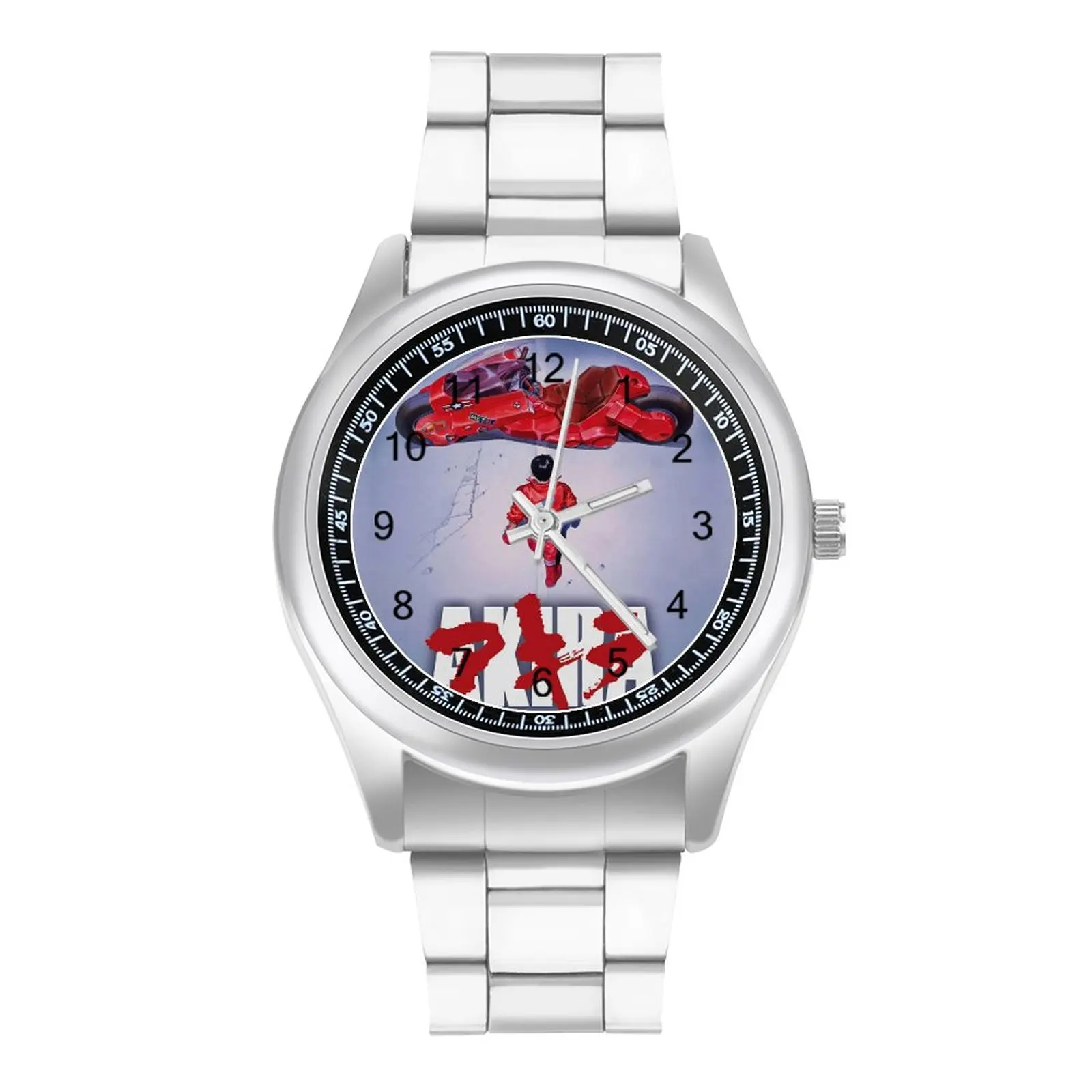 Akira Red Motorcycle Quartz Watch Kaneda Home Stylish Wrist Stainless Photo Promotion Female Wristwatch |