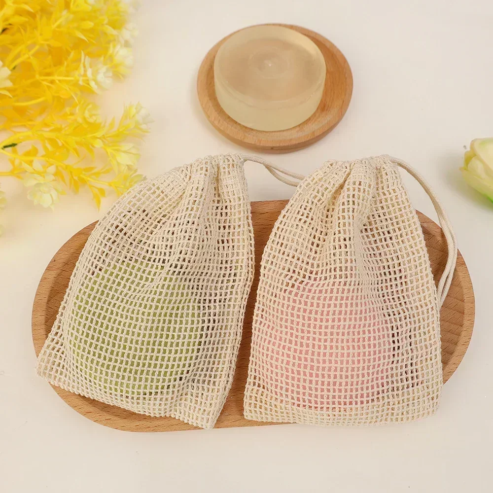 5/2/1Pcs Soap Foaming Net Mesh Bags Bath Washing Tools Body Cleaning Bubble Helper Mesh Deep Cleaning  Delicate Foam Cotton Net