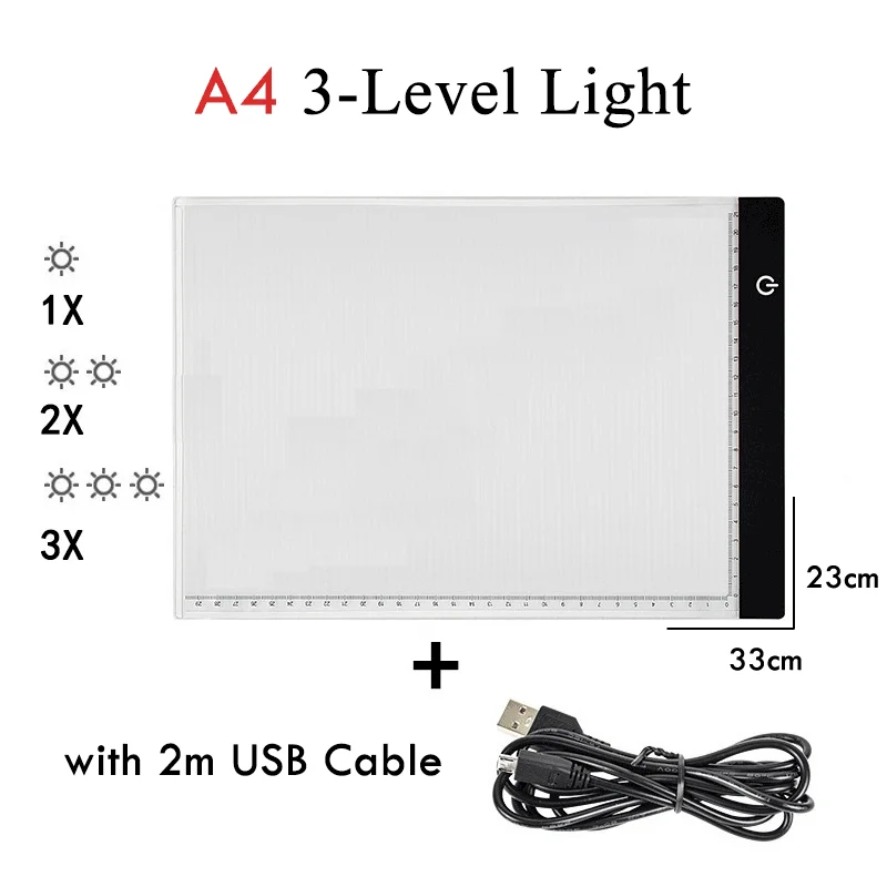 A4 3-Level Light