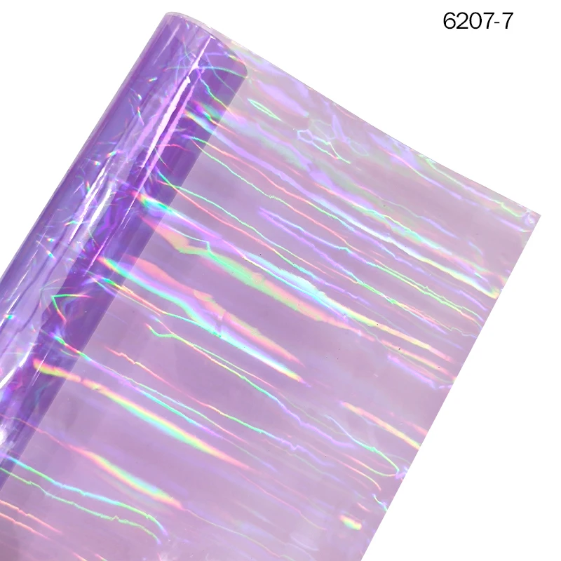 투명 심포니 PVC 비닐 필름 포장 장식 가방, DIY 의류 바람막이, 방수 공예 수제, 46x135cm