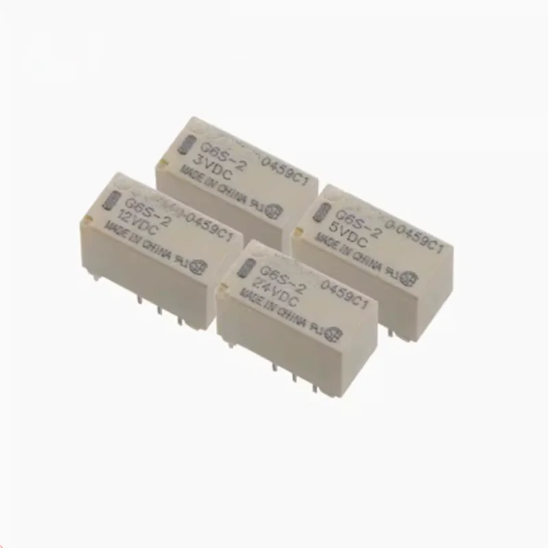 신호 릴레이 G6S-2-5VDC G6S-2-12V G6S-2-24V, 8 핀, 5V, 12V, 24V, 2A, 5 개