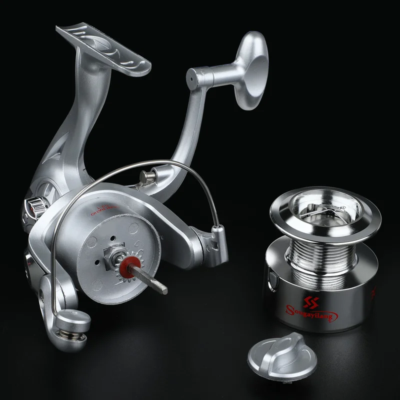 Sougayilang 1000-4000 Spinning Fishing Reel 6BB Ball Bearing 5.2:1 Gear Ratio Fishing Wheel 5KG Max Drag Carp Tackle