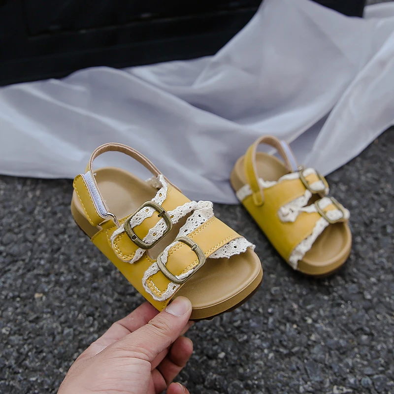 Girls Non Slip Lightweight Ankle Sandals for Summer