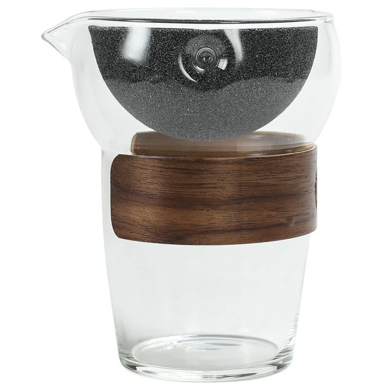 One-piece Glass Filter Cup Set, High Temperature Resistant, Thickened Tea Leak, Tea Accessories