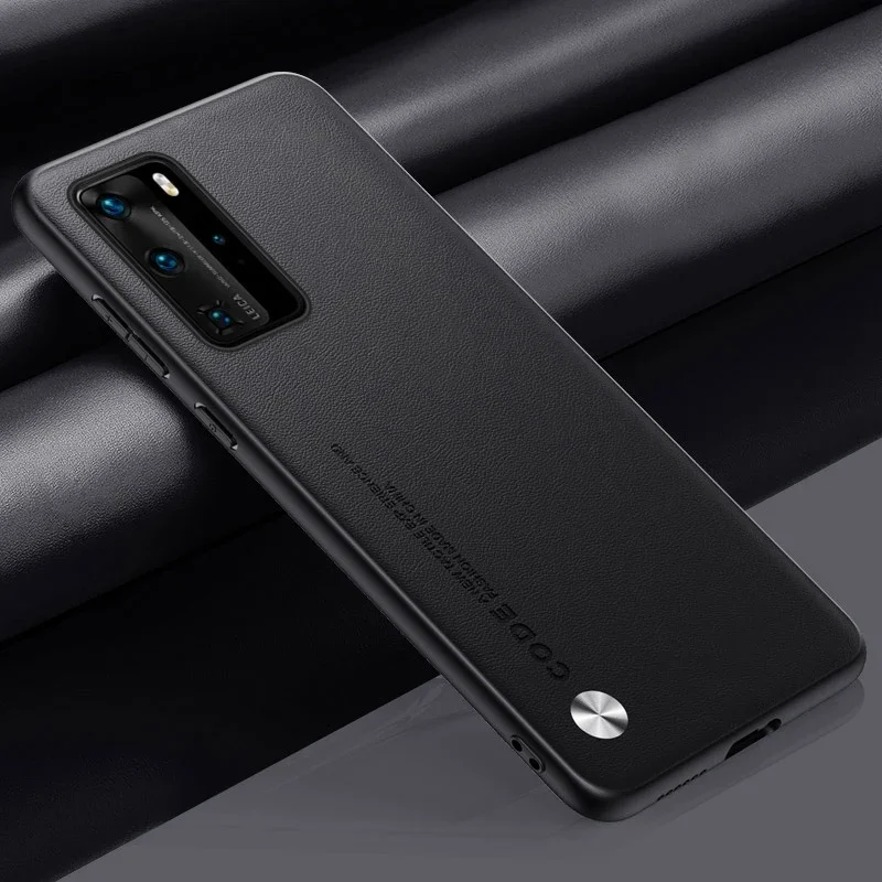 Luxurious Matte PU Leather Phone Case with Full Protection