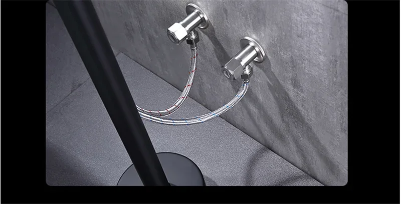 Description Picture 5 of itemBathtub Faucet + Handheld Shower Free Standing Rose Gold BathTub Mixer Taps Floor or Wall Mounted Bathtub Mixer