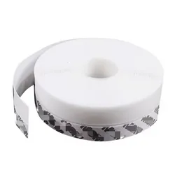 Silicone Self - Adhesive Weatherproof Sealant Strip - Width 45mm (White)