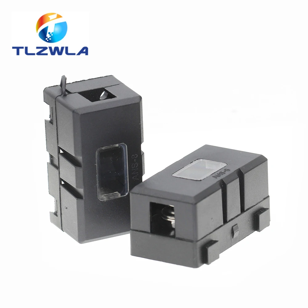 ANS-8 Trumpet Fork Plug Type Fuse Holder 52x27.5mm Safety Plate Base Car Carrier Fuse Box Bolt Type