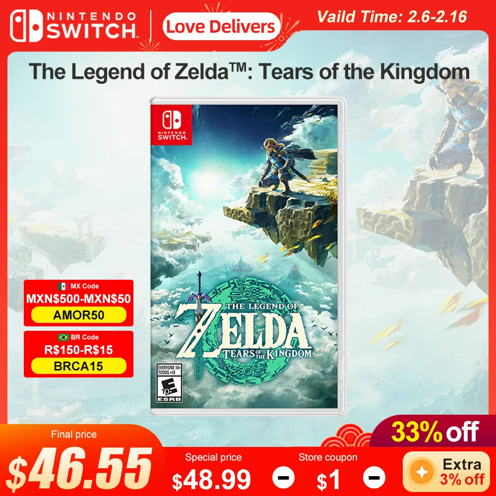 The Legend Of Zelda Tears Of The Kingdom Nintendo Switch Game Deals Original Physical Game Card Per Switch Oled Lite In Stock