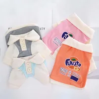 Polo universel de dessin animé pour animaux de compagnie, chat et chien, vêtements simples, fruits Soda, mignon, Style occidental, confortable, nouvelle collection printemps et automne 5
