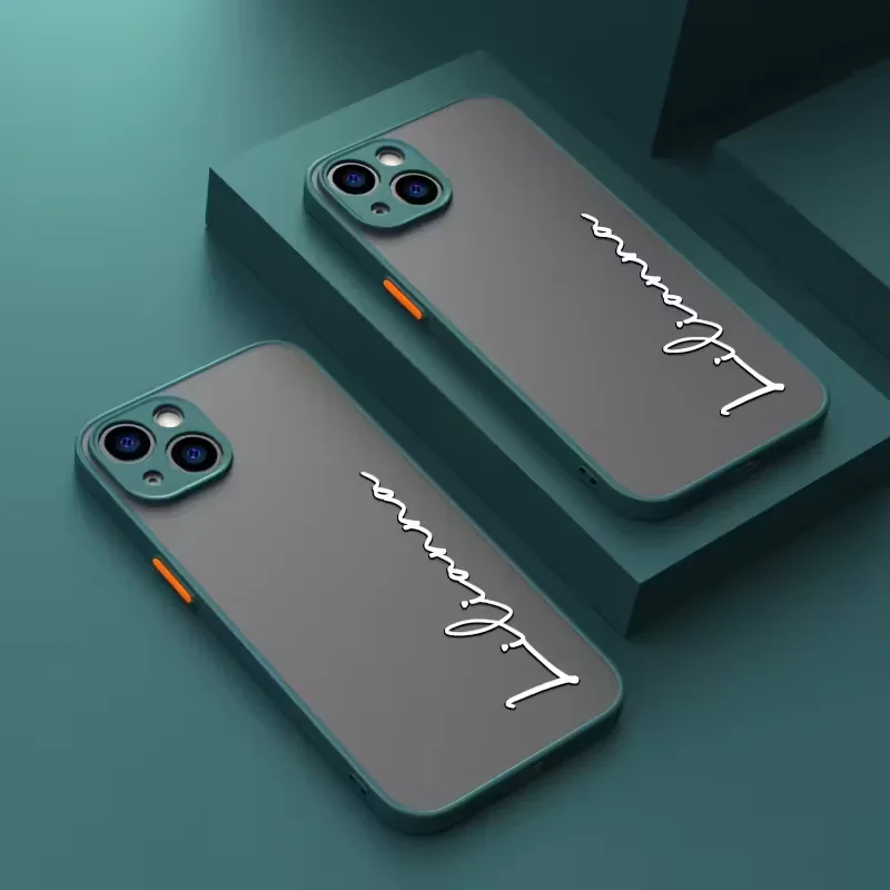 Personalized Customized Name Color Blocking Ultra-thin TPU Phone Case for thumbnail 4