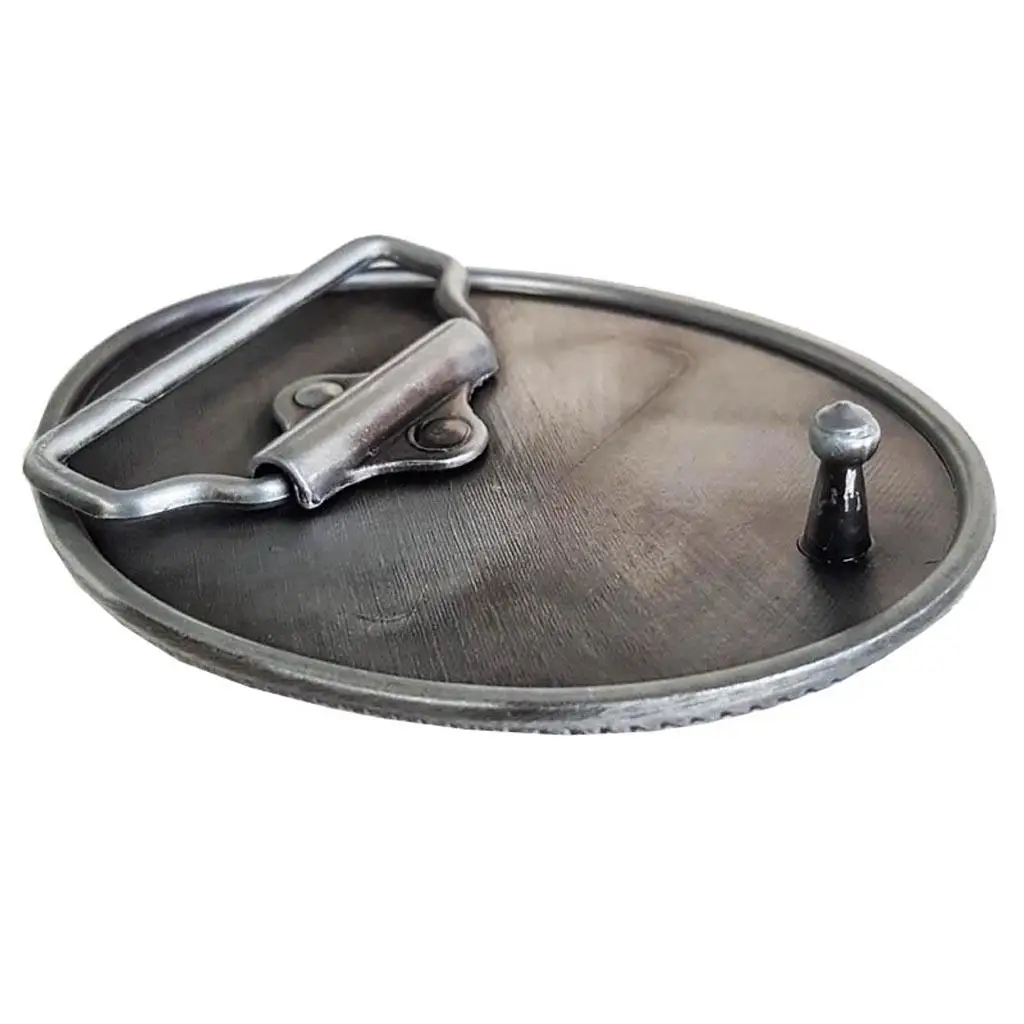 Horse Shape Buckle Belt Buckle Men Fashion Accessories Silver