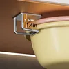 Non-perforated Wall-mounted Kitchen Shelves, Cutting Board Storage Racks, Pot Lid Racks, Hooks, Sink Drain Racks, Kitchen Tools 4