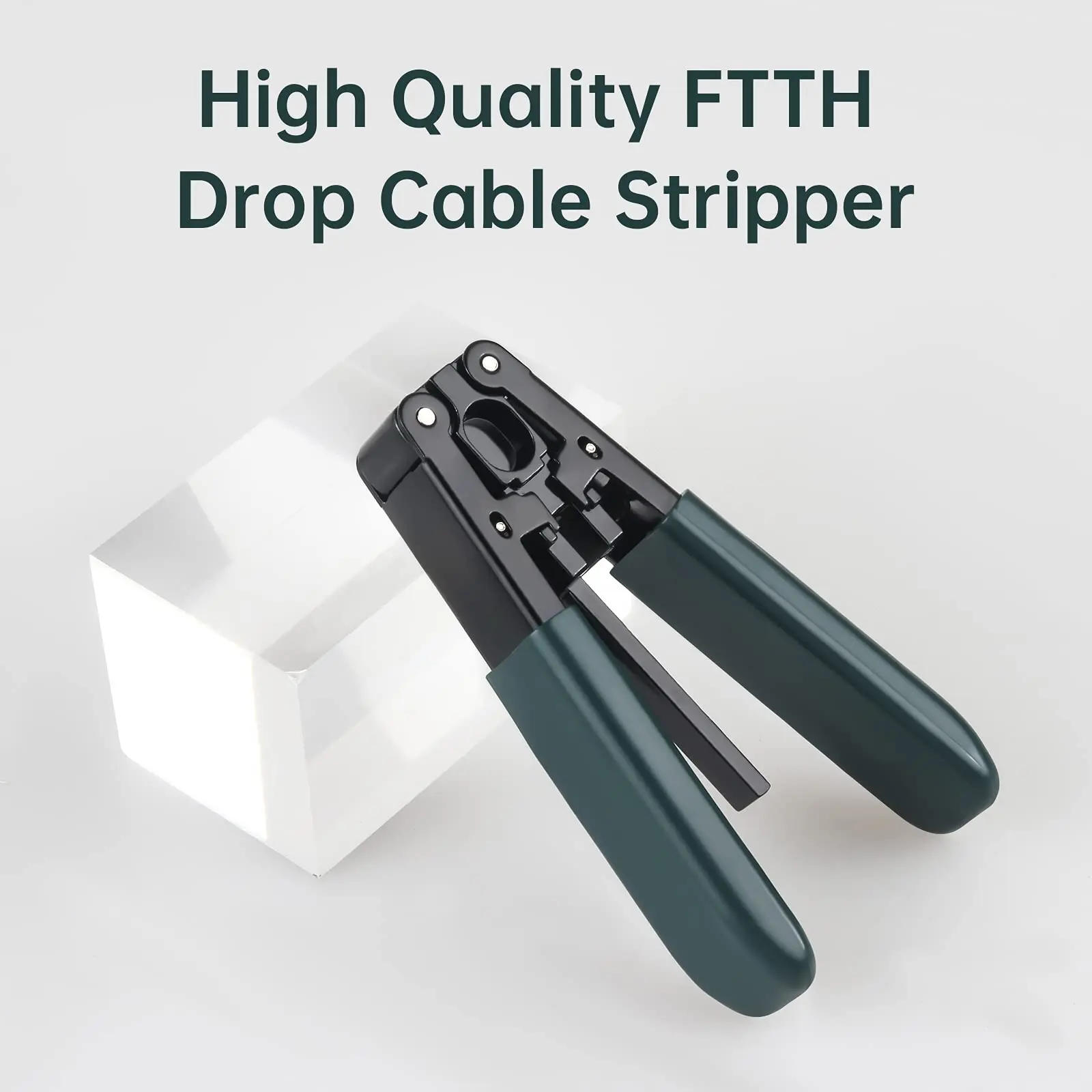 나탈링크 FTTH 광섬유 드롭 케이블 스트리퍼 밀러 타입 광섬유 피복 제거 펜치 정밀 케이블 스트리핑 도구
