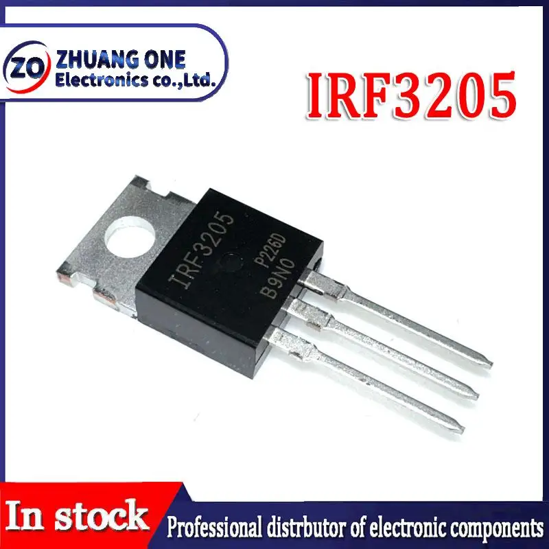 10pcs Irf3205pbf Irf3205 To-220 Irf3710 Irf3808 Irf4905 Irf5210 Irf5305 ...