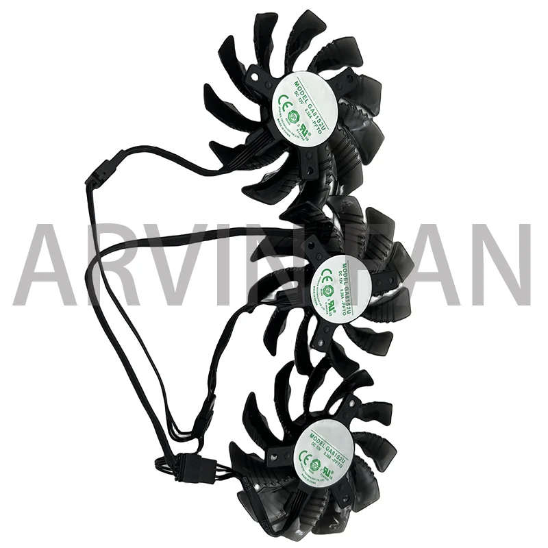 

3Pcs/Set GPU Cooler,PLD08010S12HH,GA81S2U,For RTX2060 SUPER GAMING,RX 5700 6700 XT,Video Card Fan,Replace T128010SU