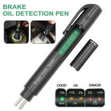 

Brake Fluid Tester Pen 5 LED Vehicle Automotive Testing Tool For DOT3 / DOT4 Car Electronic Brake Fluid Testers Diagnostic Tools
