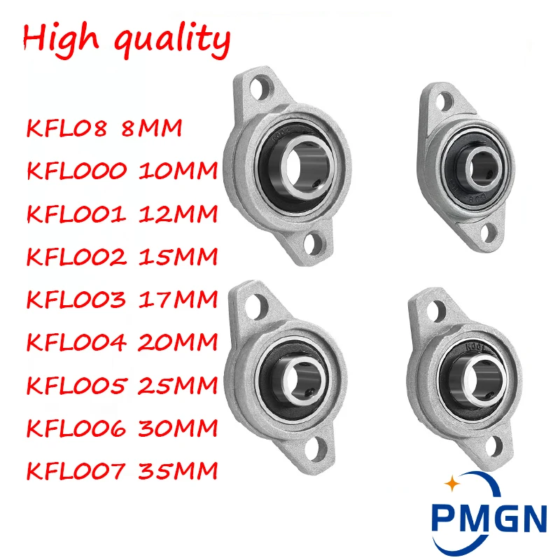 thumbnail image 2 of Freemarket Famus KFL006 Miniature Zinc Aluminium Aluminum Mounted Bearing Pillow Block Flange Rhombic I.138810012 2 of 9