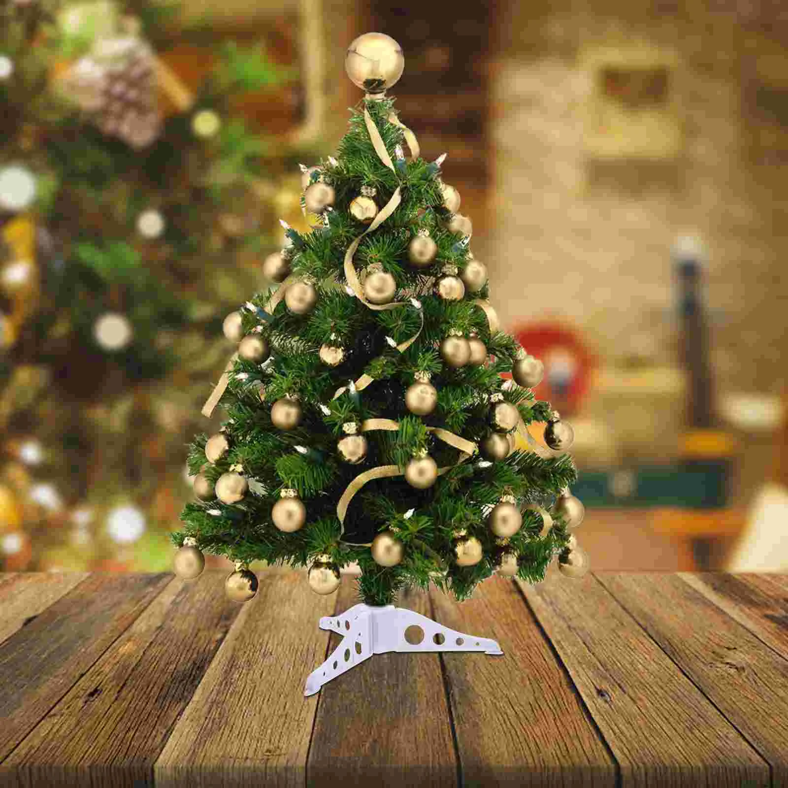 

Christmas Tree Stand Sturdy Xmas Rack Christmas-tree Base Holder Bracket Village Accessory Accessories Plastic