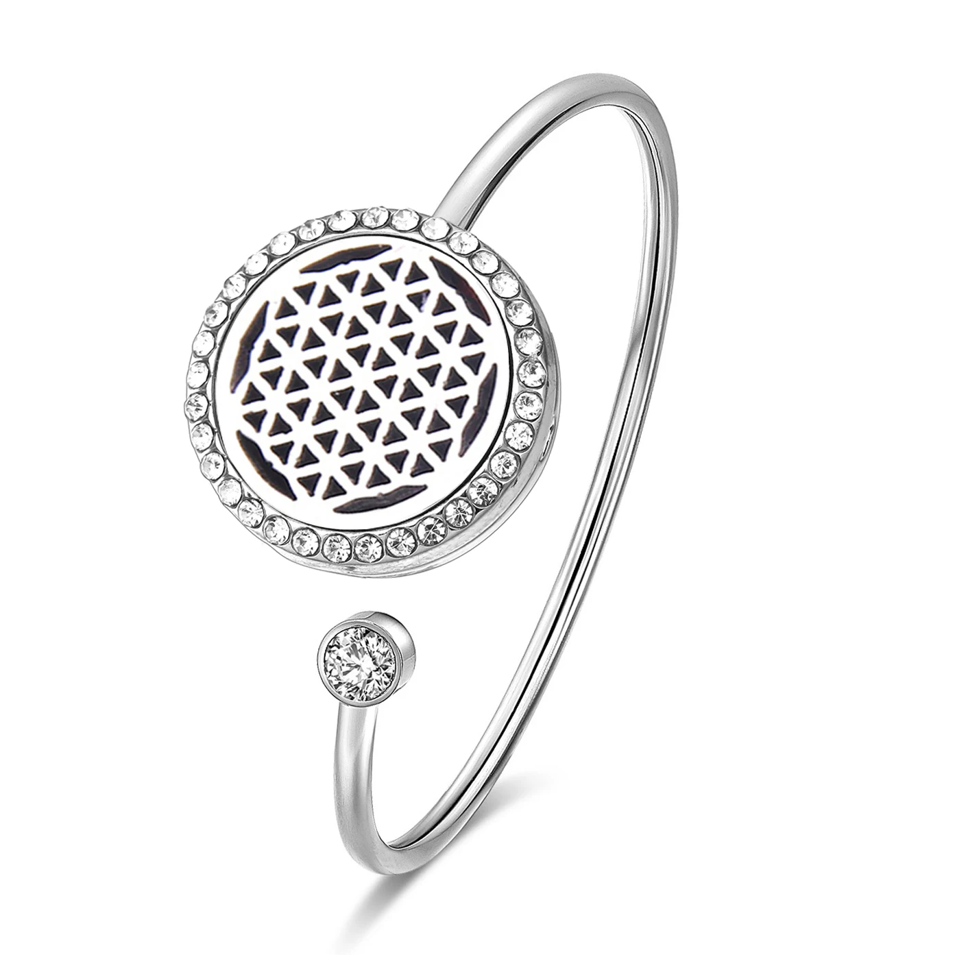 Tree of Life Crystal Aromatherapy Diffuser Bracelet