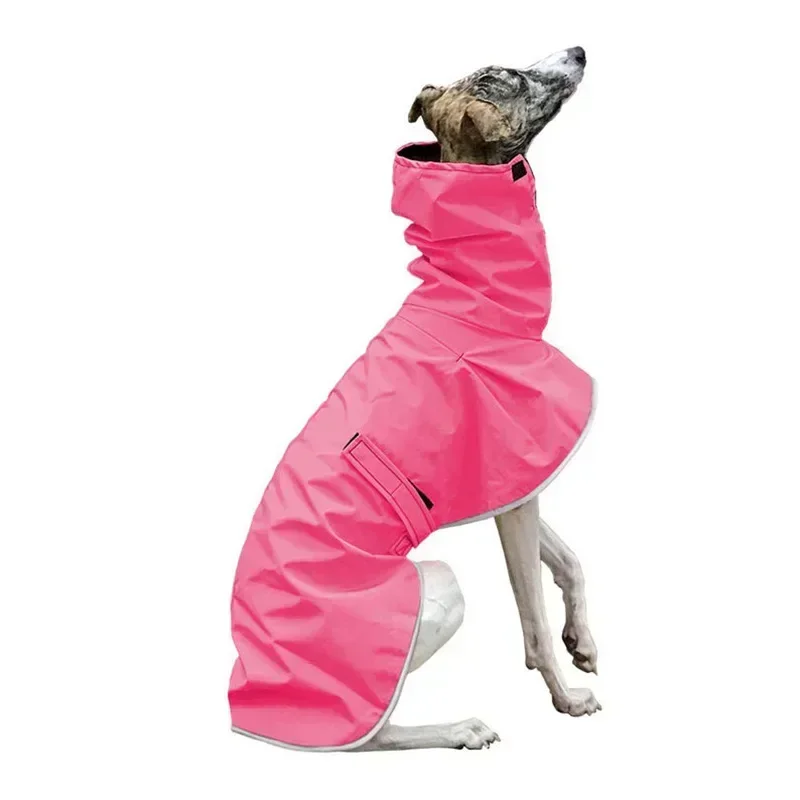 Winter-Hundemantel Warm & Wasserdicht – Für Whippet, Windhund, Labrador & Große Hunde | Gefüttert Mit Fleece